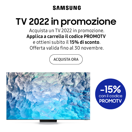 Samsung: TV 2022 in promozione