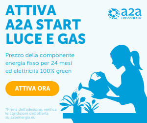 A2A Start Luce e Gas: Scegli energia 100% green