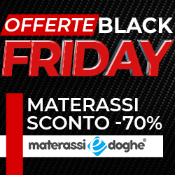 Black Friday Materassi! Extra sconto del 15%
