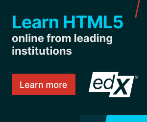 Learn HTML5 with edX Coupon